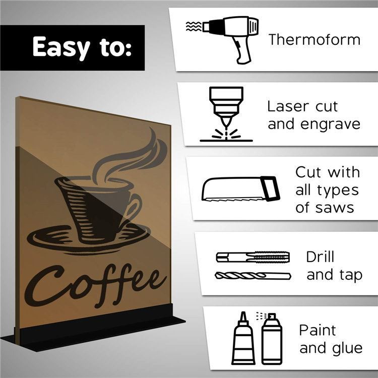 Bronze & Gray Plexiglass Sheets (9)