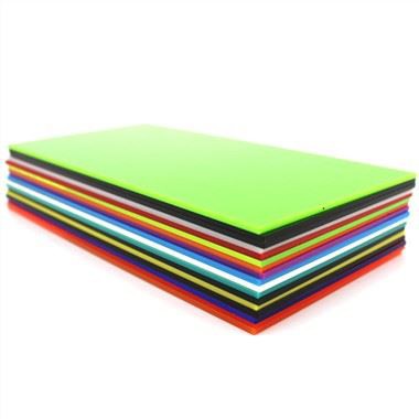 Hojas de plexiglás acrílico de colores